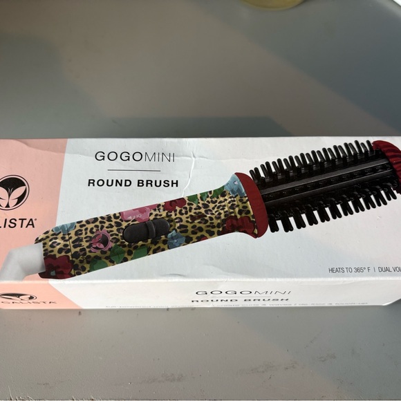 Calista GOGOMINI Round Brush with Leopard Print - Picture 1 of 4
